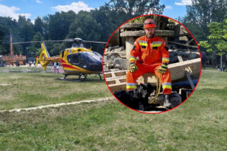Pszczoła użądliła pięciolatka w podniebienie. Śmigłowiec LPR lądował nad jeziorem