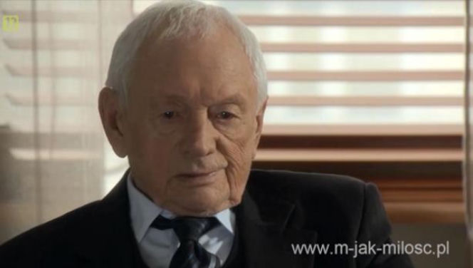 M jak miłość odc. 1041. Lucjan Mostowiak (Witold Pyrkosz)