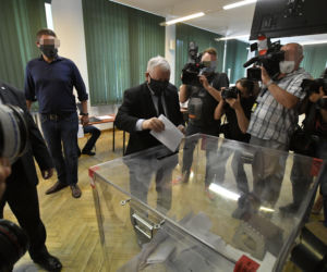 Wybory 2020 Prezes PiS Jarosław Kaczyński oddał swój głos