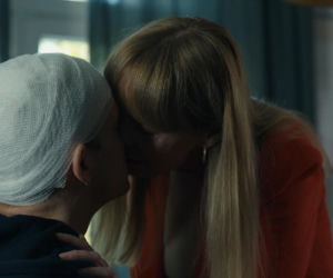 Barwy szczęścia, odcinek 3305. Łukasz (Michał Rolnicki), Agnieszka (Katarzyna Tlałka)