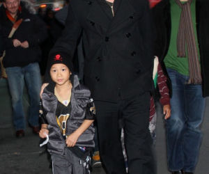 Brad Pitt z synem Paxem