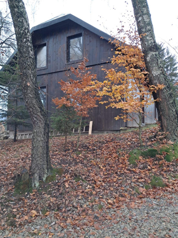 Remont chyży łemkowskiej w Hańczowej
