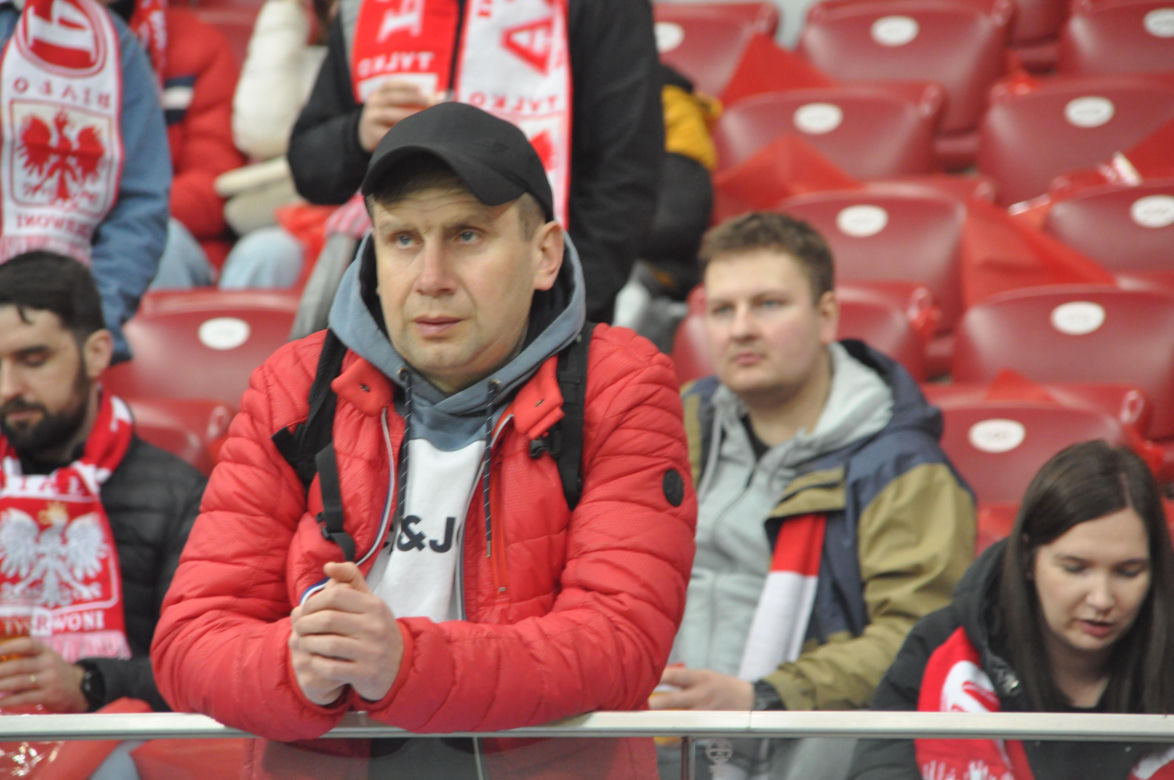 Polska - Litwa na PGE Narodowym. Zdjęcia kibiców