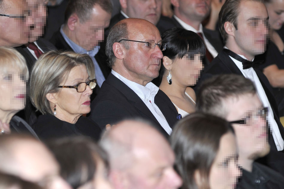 Piotr Fronczewski z żoną Ewą