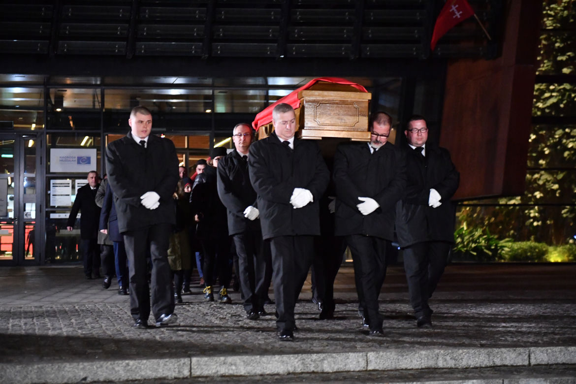 Ostatnia droga Pawła Adamowicza.