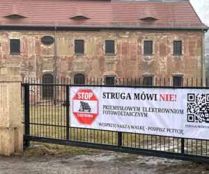 Struga Mówi NIE - protest mieszkańców