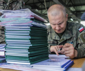 Przekazanie moździerzy RAK Wojsku Polskiemu.