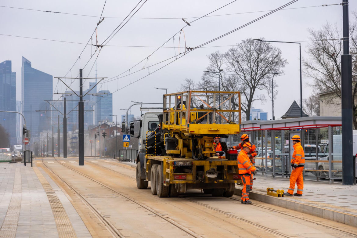 Tramwaj na Kasprzaka w Warszawie