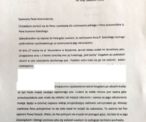 Na poszukiwania zaginionego pieska ruszył dzielnicowy ze szczecińskiego Niebuszewa