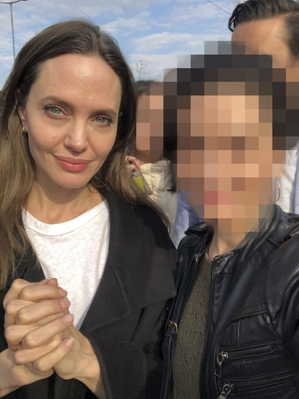 Angelina Jolie na Ukrainie