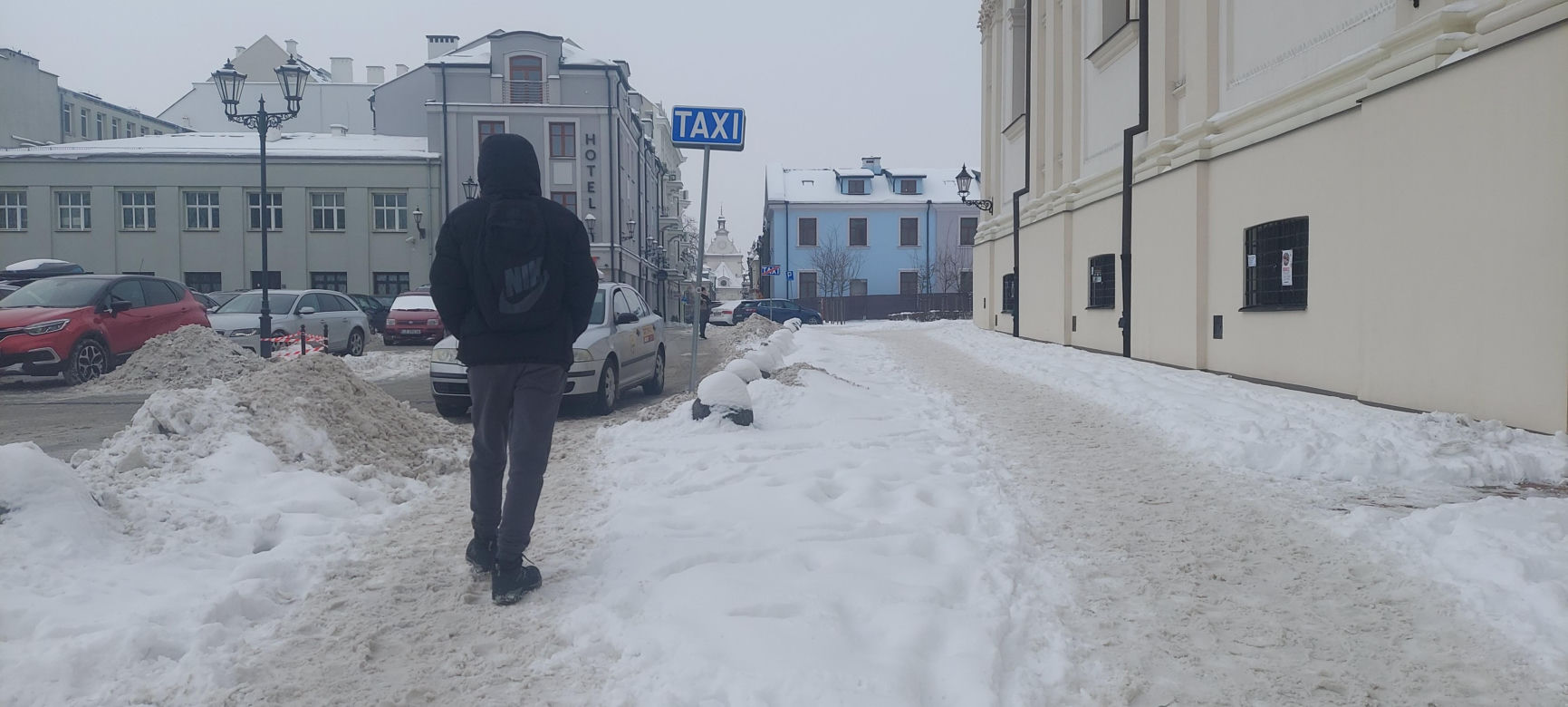 zima w Zamościu