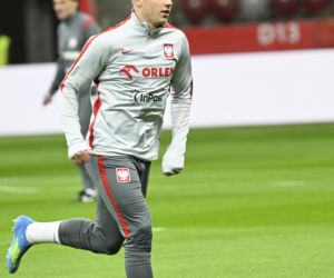 Trening reprezentacji Polski w Warszawie przed meczem z Albaną