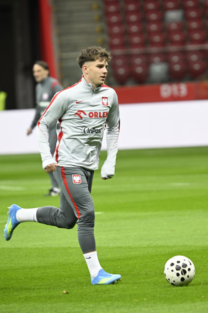 Trening reprezentacji Polski w Warszawie przed meczem z Albaną