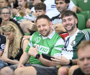 Legia Warszawa - Zagłębie Lubin: Zdjęcia kibiców