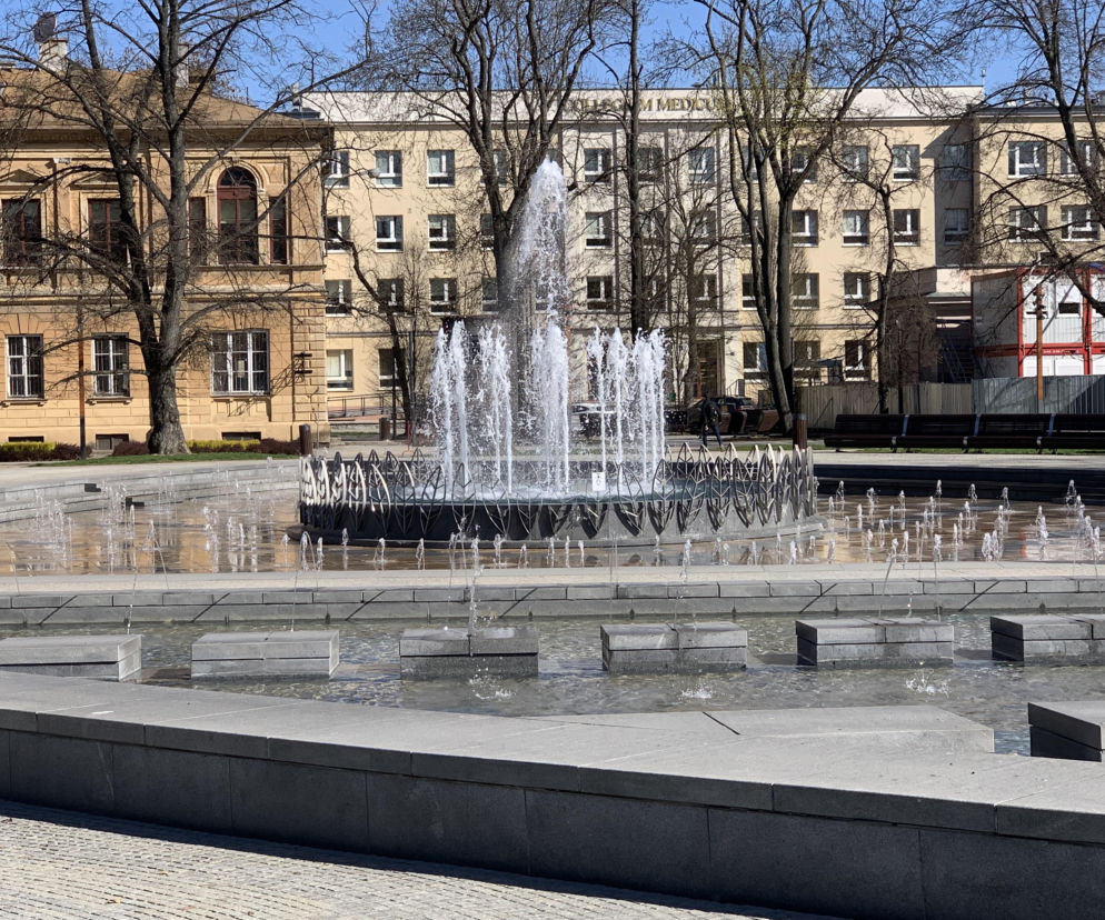 Fontanna w Lublinie już działa. Straż Miejska przypomina aby się w niej nie kąpać