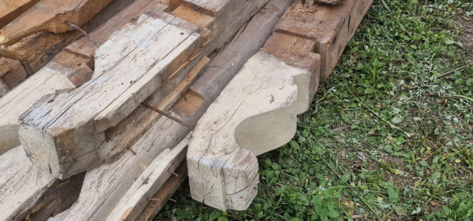 Demontaż budynku na Lubelszczyźnie