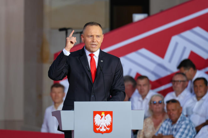 Marta Nawrocka na rocznicy zaprzysiężenia męża