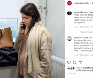 M jak miłość. Komentarze widzów pod postem na oficjalnym profilu serialu na Instagramie 