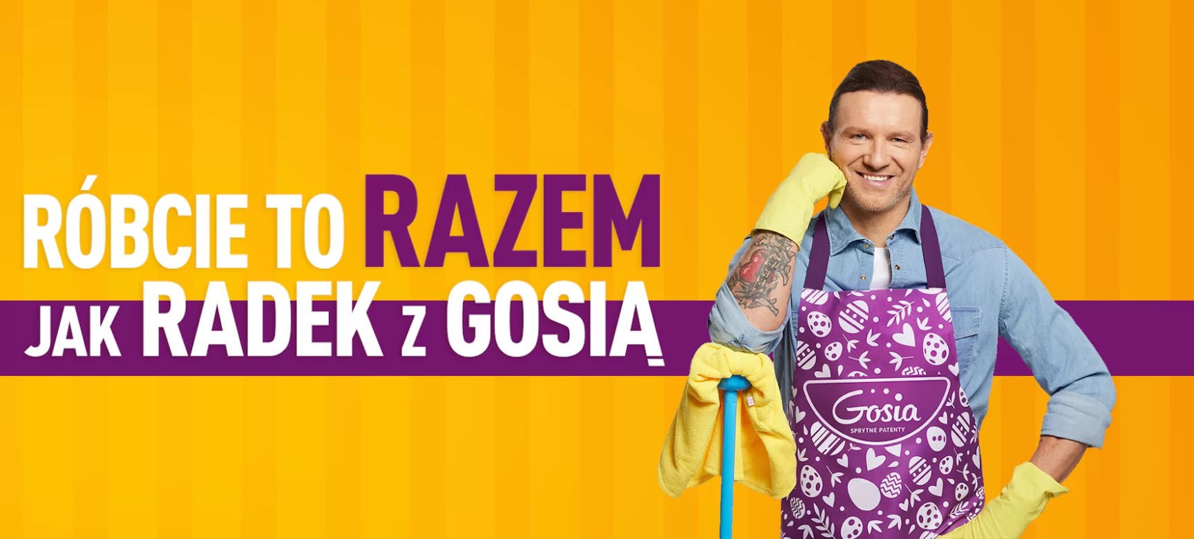 Radek reklamuje szmatki Gosi