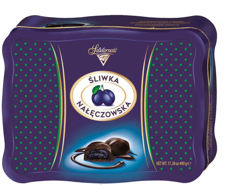 Śliwka Nałęczowska, puszka, 490 g, cena det. ok. 44,90 zł