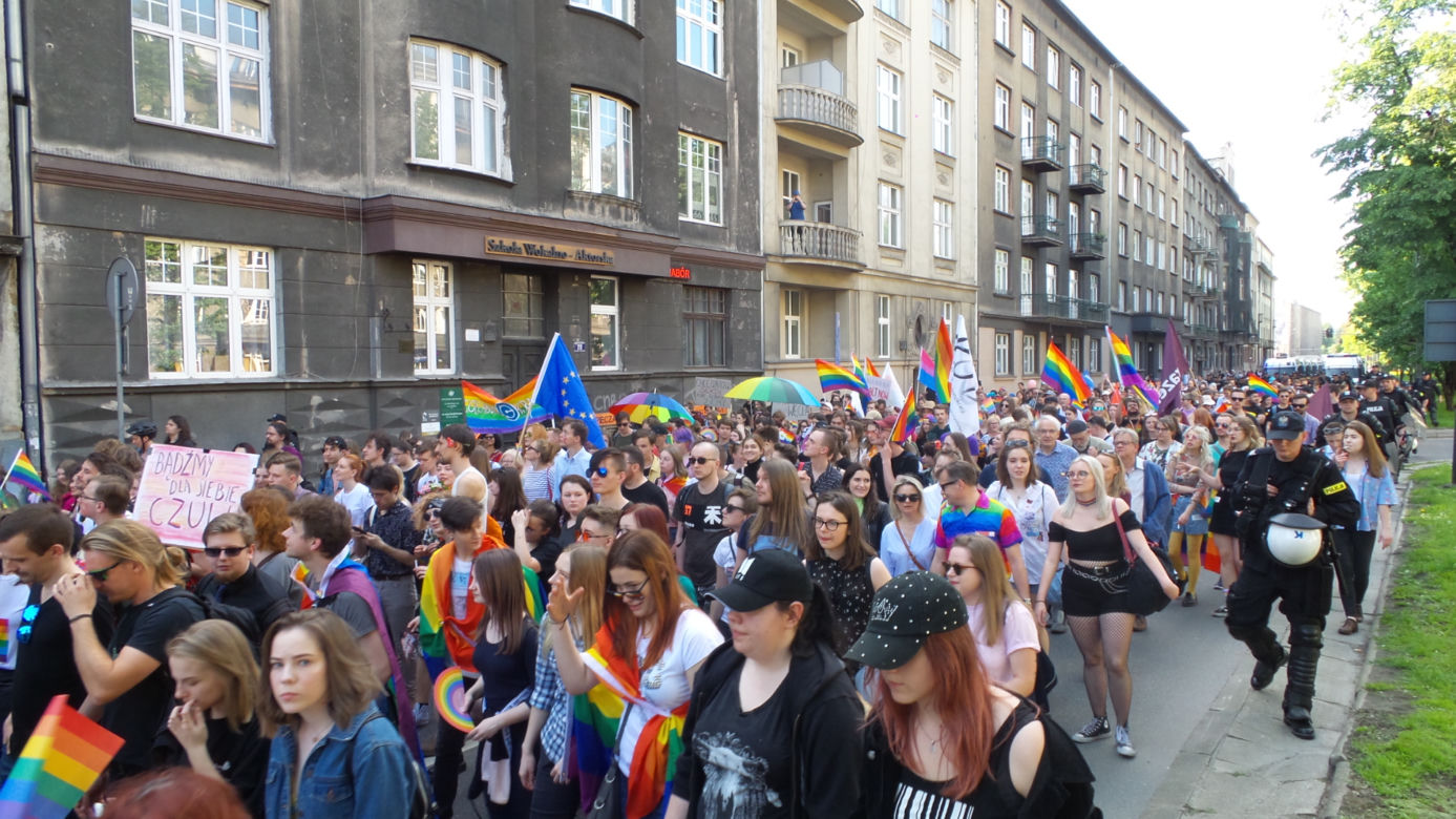 Wielki Marsz Równości przeszedł 18.05.2019 przez Kraków