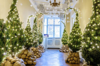 Zamek Książ w świątecznej odsłonie