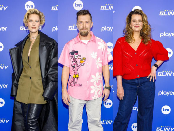 Domańska jak Z archiwum X, Obuchowicz jak z Różowej Pantery. Gwiazdy na premierze nowego serialu TVN