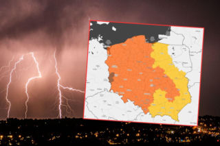 Niebezpieczny front nad Polską. Wiatr do 100 km/h, grad i ulewy 