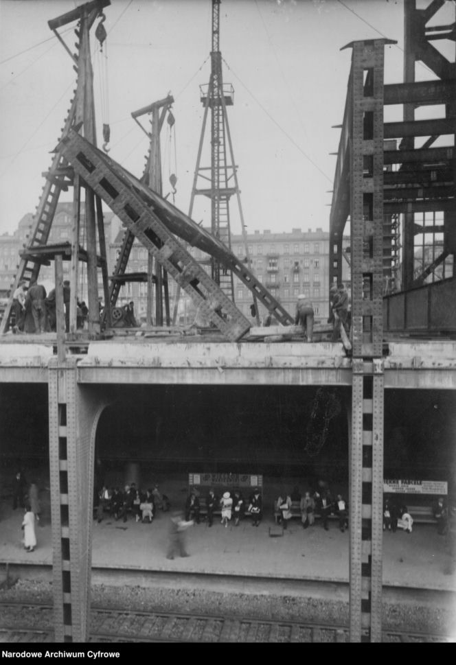 Warszawa dawniej i dziś. Dworzec Główny