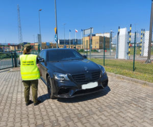 Mercedes-Benz Klasy S pochodzący z kradzieży