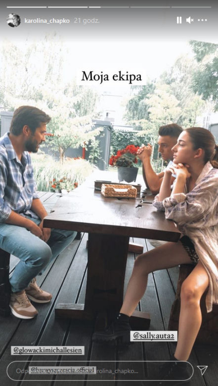 Barwy szczęścia. Luiza (Julia Zielińska), Mirek (Oliwier Kozłowski), Damian (Michał Lesień)