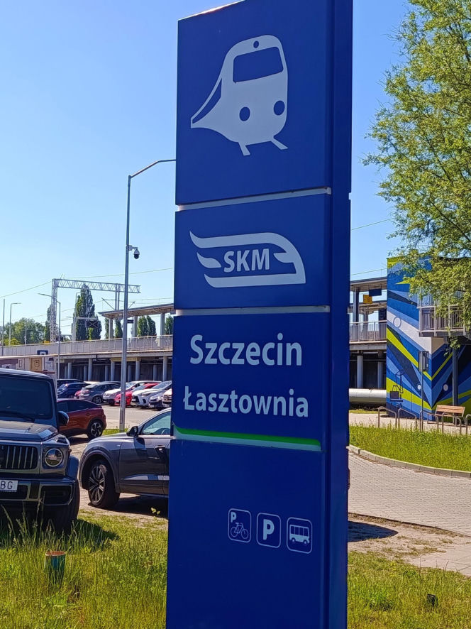 Murale na przystanku SKM Łasztownia