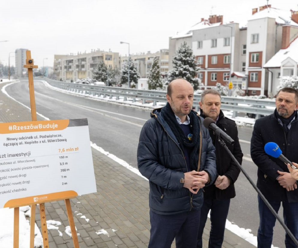  Rzeszów. Nowa droga w centrum miasta otwarta dla kierowców