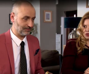 Barwy szczęścia, odcinek 2277. Sławka (Ewelina Serafin), Kornel (Jakub Bohosiewicz)