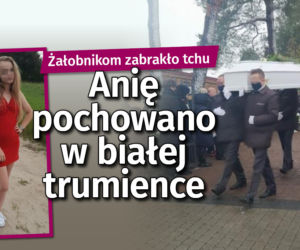 Anię pochowano w białej trumience