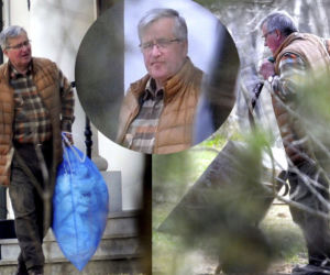 Bronisław Komorowski z małżonką. Ogrodnicze święta prezydenta