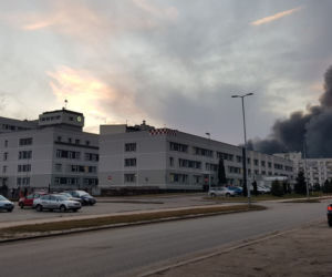 Starachowice: Potężny pożar! Nad miastem kłęby dymu!