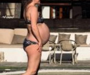 Olga Frycz z rodziną na wakacjach