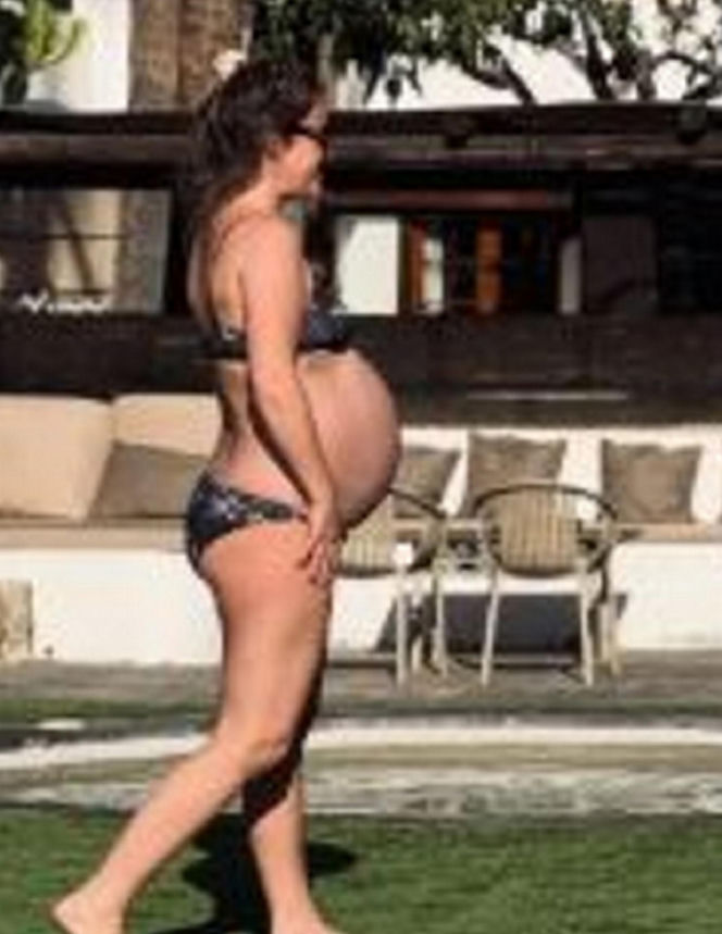 Olga Frycz z rodziną na wakacjach