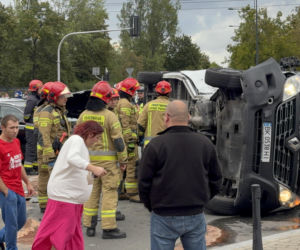Wypadek w Warszawie