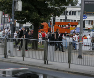ZAMIESZKI KIBICÓW przed meczem POLSKA-ROSJA - ZDJĘCIA
