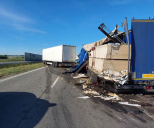 Łódzkie. GROŹNY WYPADEK na S-8! Sprawcą pijany kierowca tira!