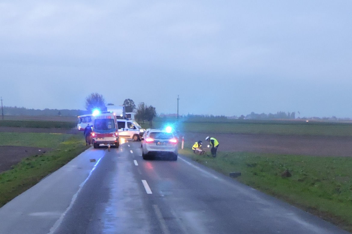 Śmiertelne potrącenie rowerzysty