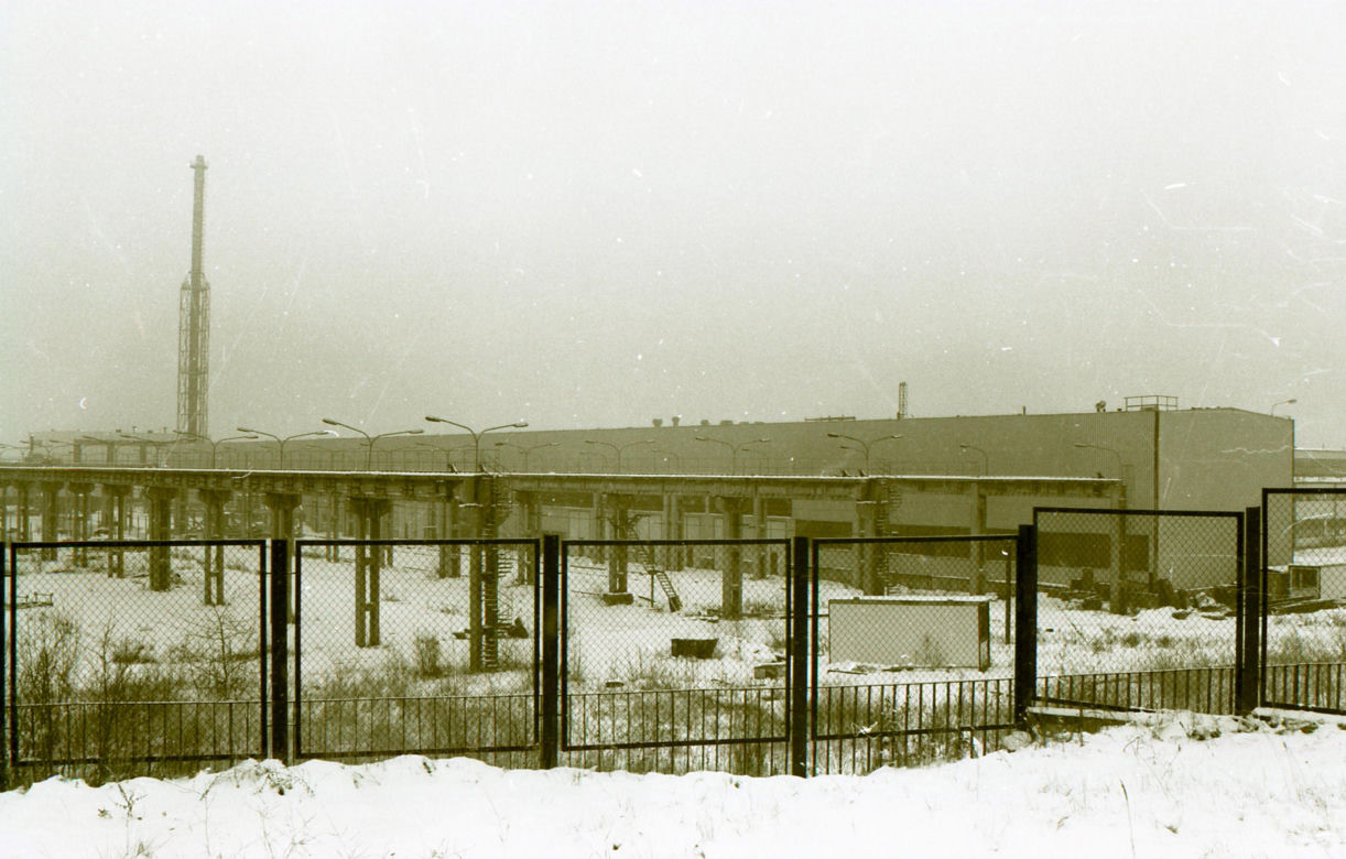 Rybnik zimą w latach 80.
