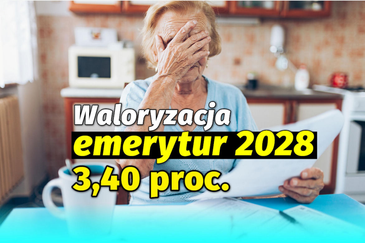Waloryzacja emerytur na 2028 rok