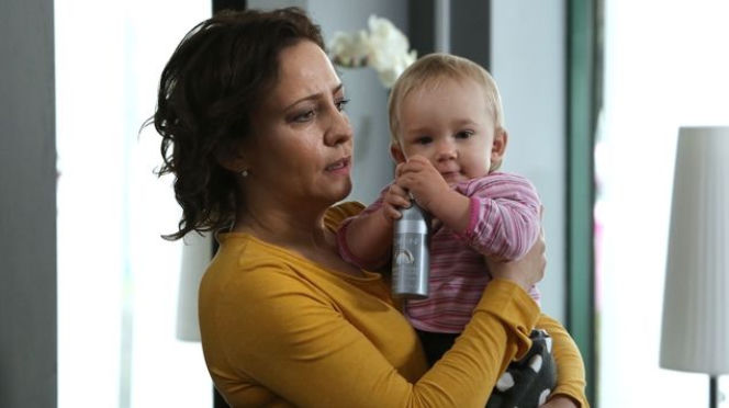 Barwy szczęścia. Sabina (Barbara Kurzaj), Maja (Lena Parol)