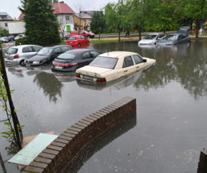 Ulewne deszcze zalały ulice Szczecina