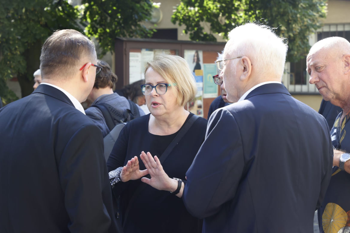 Pogrzeb Jerzego "Dudusia" Matuszkiewicza. Ilona Łepkowska 