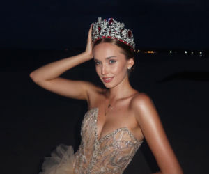 Miss Polski Oliwia Mikulska na stadionie i nie tylko