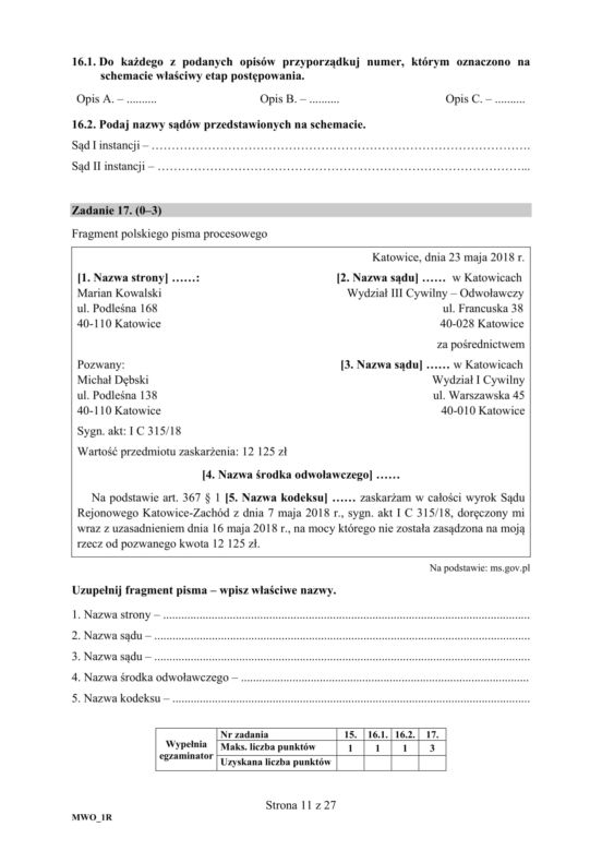 Matura z WOSu 2020. Zobacz ARKUSZ CKE